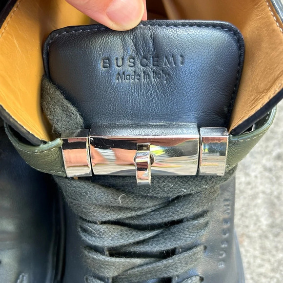 Buscemi  Grey Olive green 100mm sneakers, size 40 - Picture 8 of 11